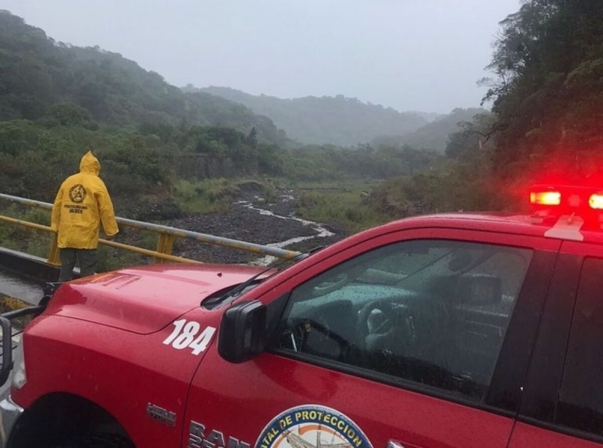 Jalisco Civil Protection Closely Monitor Tropical Storm “Dolores”